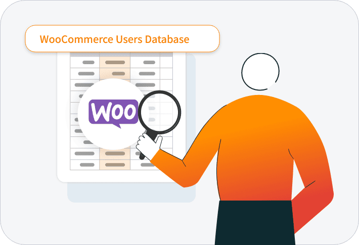 WooCommerce users database