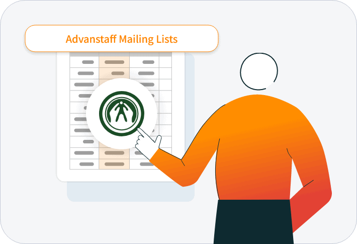 Definition of Advanstaff mailing lists